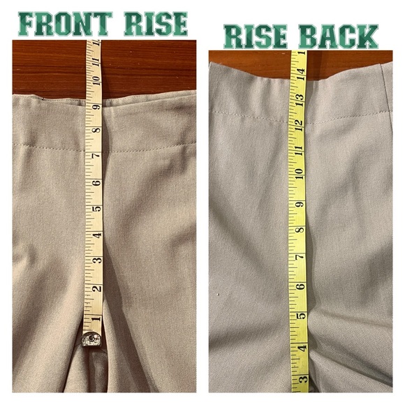 TALBOTS PETITE 2P DRESS PANTS BEIGE - Picture 15 of 16